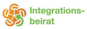 Bild vergrößern: Abgebildet ist das Logo des Integrationsbeirats mit dem Schriftzug "Integrationsbeirat" in grüner Schrift.